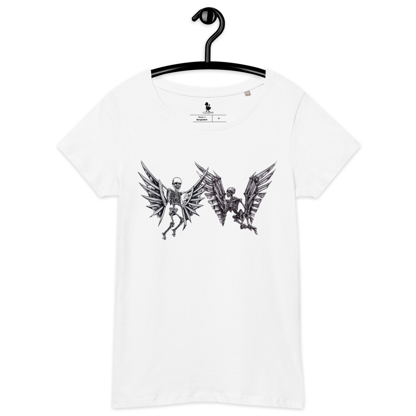 Skeleton Angel Women’s basic organic t-shirt