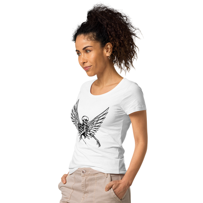 Skeleton Angel Women’s basic organic t-shirt