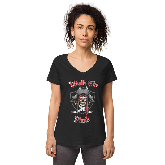 Women’s fitted v-neck t-shirt