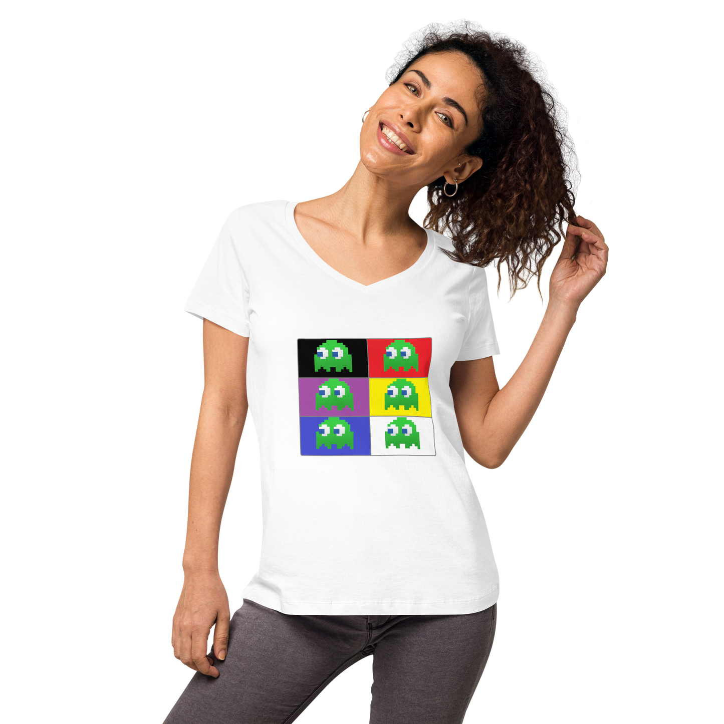 Pac Women’s fitted v-neck t-shirt