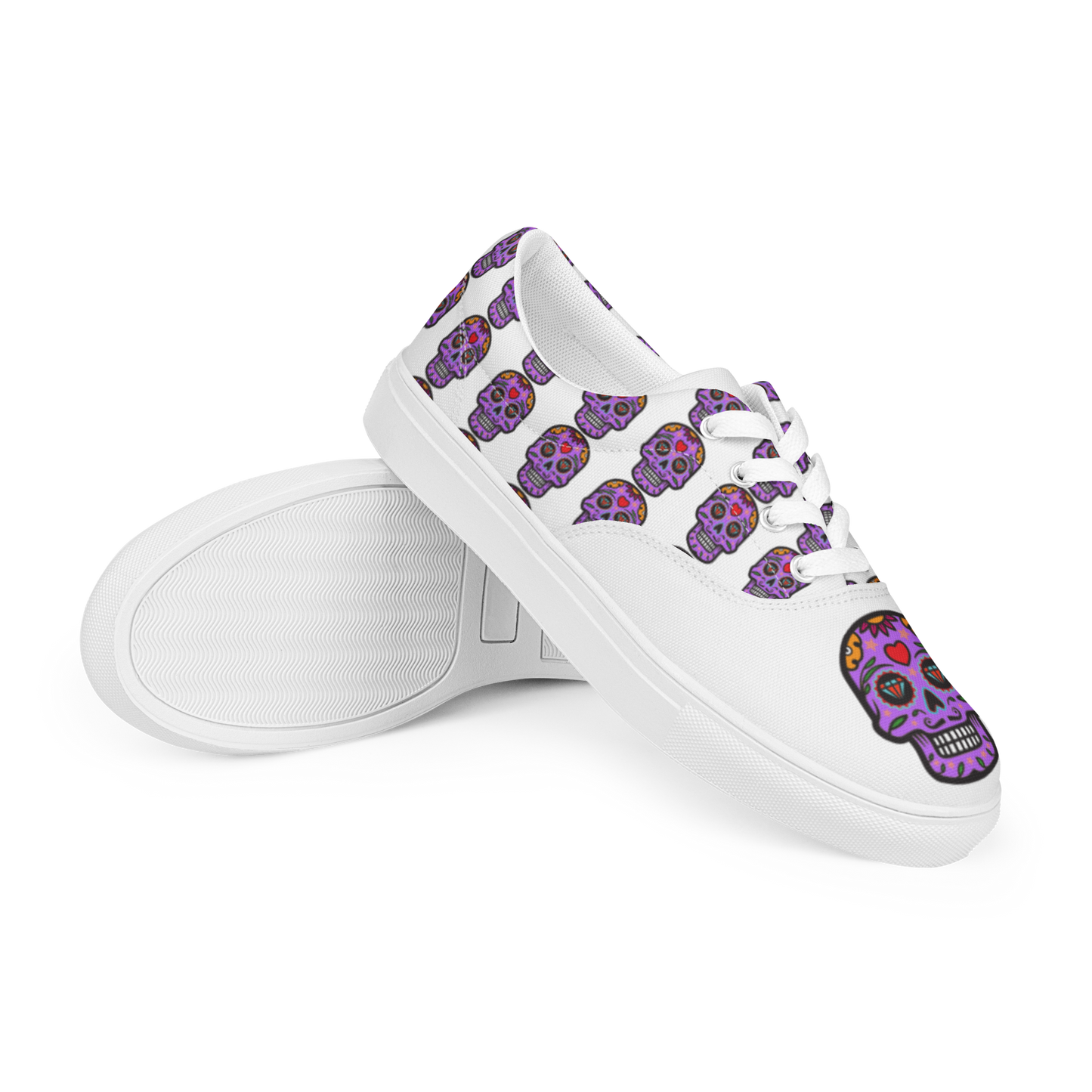 Women’s lace-up canvas shoes