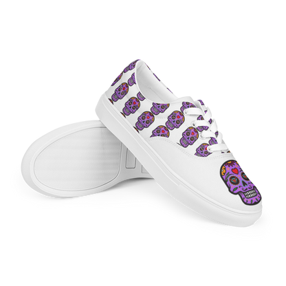 Women’s lace-up canvas shoes